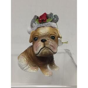 North Pole Dog Ornament